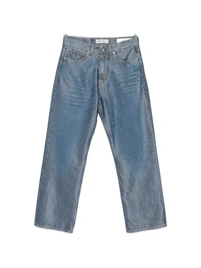Our Legacy Faded-effect Straight-leg Jeans In Blau
