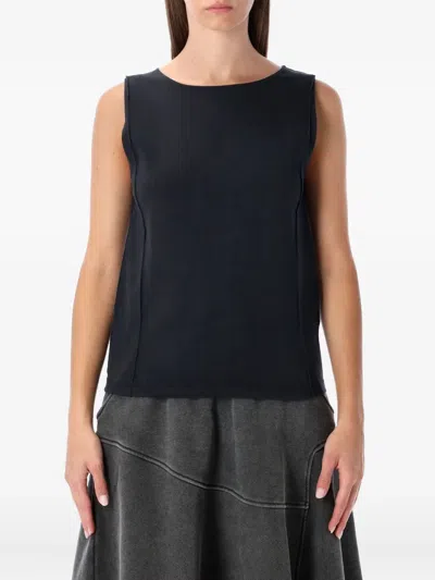 Our Legacy Fairisle Cut-out Top In Black
