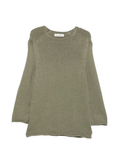 Our Legacy False Roundneck Knit In Green