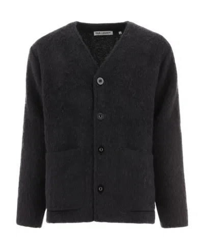 OUR LEGACY OUR LEGACY V NECK KNIT CARDIGAN