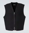 Our Legacy Black Top Vest In Black