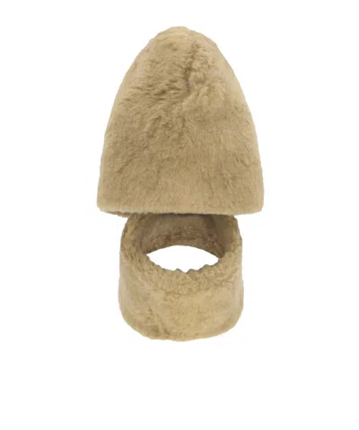 OUR LEGACY OUR LEGACY FAUX SHEARLING SNOOD