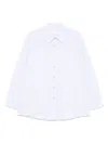 Our Legacy Collar Long Sleeves Pleat Detailing Chest Pocket In Blue