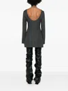 Our Legacy Firm Mini Dress In Gray