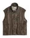 Our Legacy Firm Brown Vest With Vintage Effect In Brown
