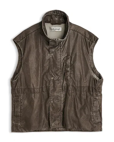 Our Legacy Firm Vest In Brown