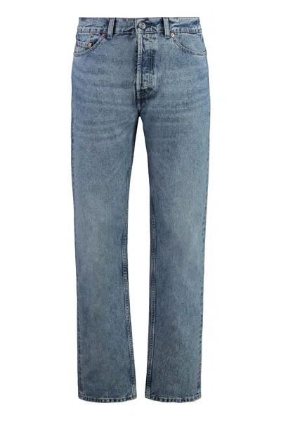 Our Legacy First Cut 5-pocket Straight-leg Jeans In Blue