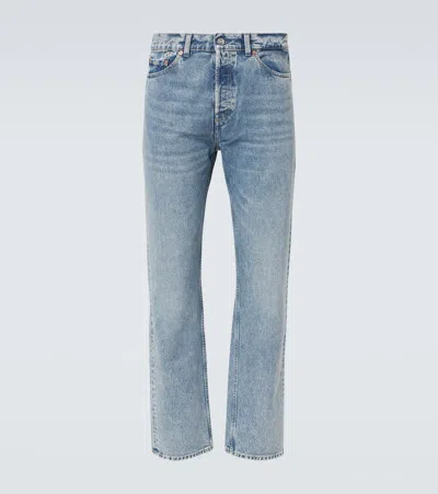Our Legacy Blue First Cut Jeans In Left Hand Twill Chop
