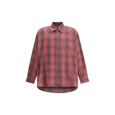 Our Legacy Flannel Check Borrowed Men's Shirt In Multi