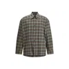 Our Legacy Borrowed Checked Button-down Shirt In Multi
