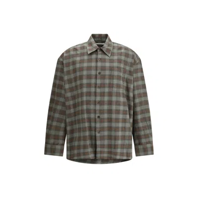 OUR LEGACY FLANNEL CHECK BORROWED SHIRT