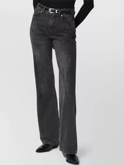 Our Legacy Flared Trousers In Black
