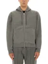 Our Legacy Hooded Sweater Front Pockets In Black