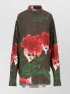 Our Legacy Floral Print Long Sleeve Casual Top In Multi
