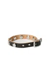 Our Legacy Floral Studded Bracelet In Black