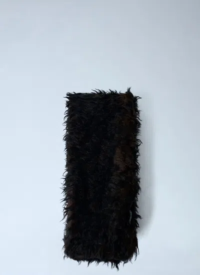 Our Legacy Floss Scarf In Black
