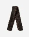 Our Legacy Floss Scarf Ombre In Brown