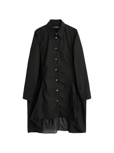 Our Legacy Flux Embroidered Shirt In Black