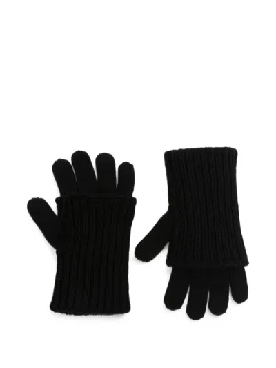 Our Legacy Fold-over-design Gloves In Black