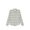 Our Legacy Forever Plaid-pattern Shirt In Gray