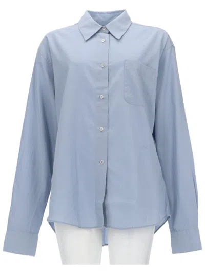 Our Legacy Forever Relaxed-fit Blue Tencel-cotton Shirt