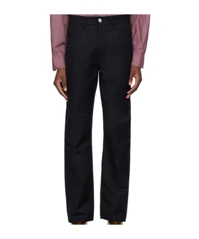 Our Legacy Formal Cut Button-down Casual Pants In Black