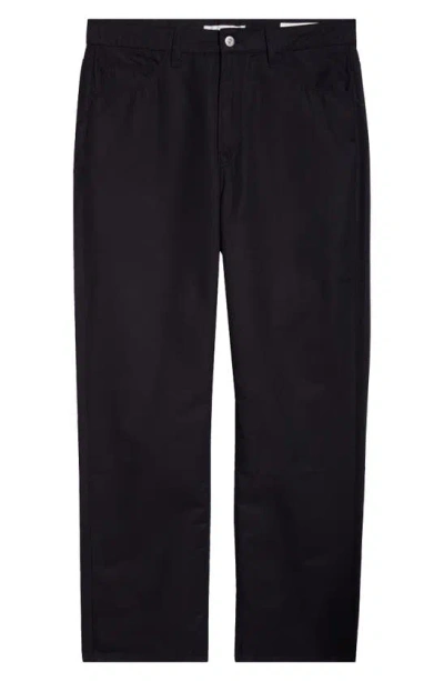 Our Legacy Formal Cut Five-pocket Pants In Deluxe Black Exquisite Weave