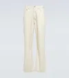Our Legacy Third Cut Wide-leg Jeans In White
