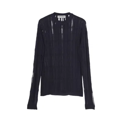 Pre-owned Our Legacy Formal Roundneck 'washed Navy' | Blue | Men's Size 46