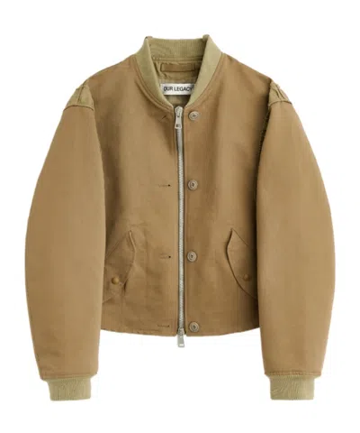 Our Legacy Frill Bomber In Brown