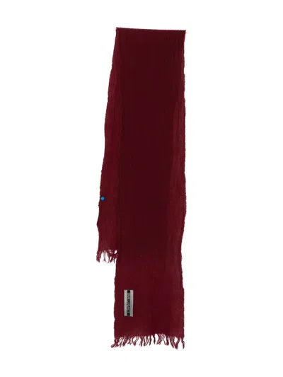 Our Legacy Fringed Scarf In Red