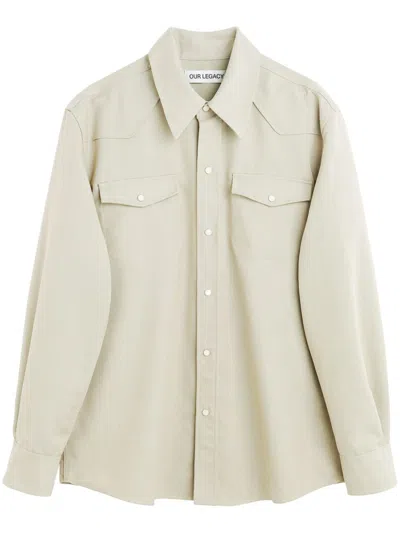 Our Legacy Frontier Shirt In Neutrals