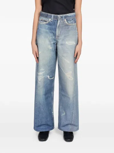 Our Legacy Full Cut Belt-loop Jeans In Blue