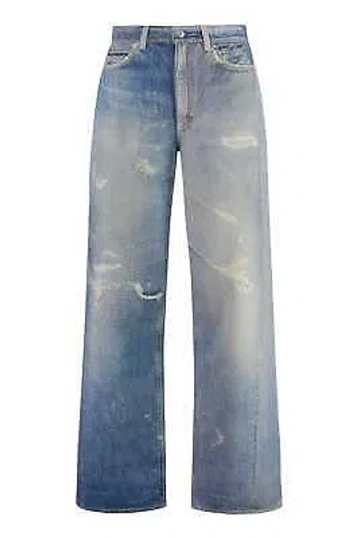 Pre-owned Our Legacy Full Cut Wide-leg Jeans In Blue