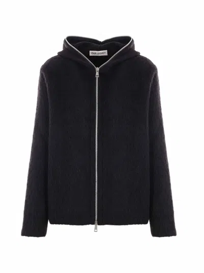 Our Legacy Full Zip Hood In Black