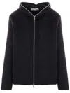 Our Legacy Maglia Con Zip E Cappuccio In Black