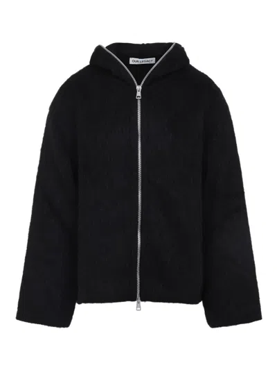 OUR LEGACY FULL ZIP HOOD SWEATSHIRT