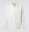 Our Legacy Off-white Coco Shirt With Point Collar And Mother Of Pearl Buttons In White