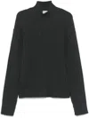 Our Legacy Gray Dropped Shoulder Turtleneck In Grey