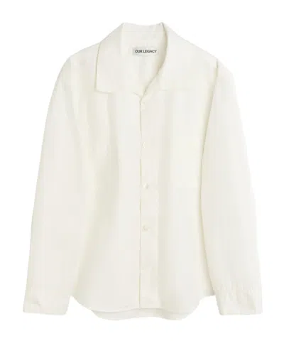 OUR LEGACY OUR LEGACY FUNNEL COLLAR SHIRT