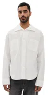 Our Legacy Funnel Cotton Poplin Shirt In White
