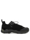 Our Legacy Black Suede Leather Sneakers With Vibram Sole