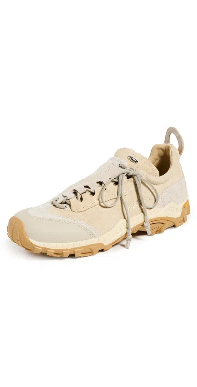 Our Legacy Gabe Sneaker Round Toe Suede Texture In Animal Print