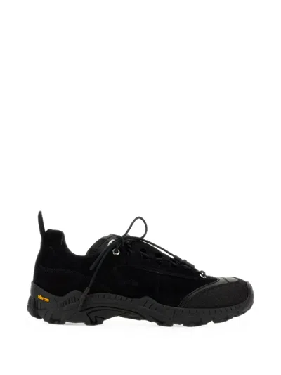 Our Legacy Gabe Vibram-sole Leather Sneakers In Black