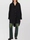 Our Legacy Gale Dress With Cuffed Sleeves And Loose Fit In Black