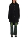 Our Legacy Gale Dress With Cuffed Sleeves And Loose Fit In Black