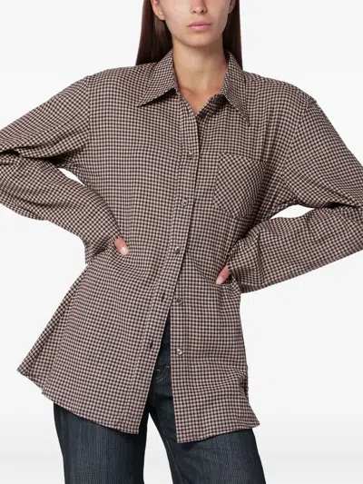 OUR LEGACY 几何图案印花衬衫