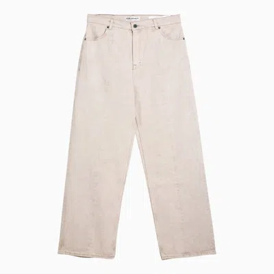 Our Legacy Ghost Attic Wide Denim Trousers In Grey