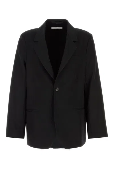 Our Legacy Wool Blazer Notch Lapel Buttoned Cuffs In Black