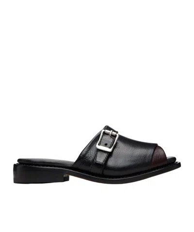 Our Legacy Ginza Sandals In Black